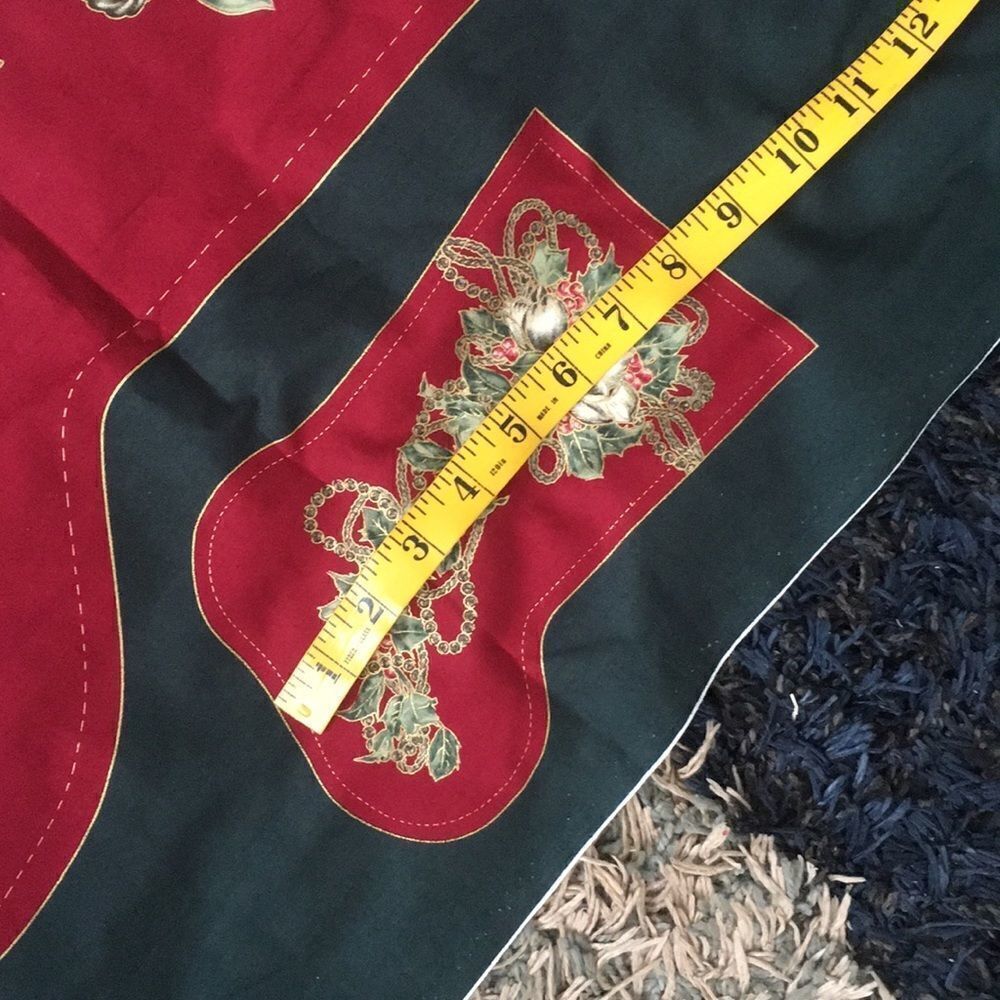 Magnolia Stocking Fabric Craft Panel - Picture 7 of 8